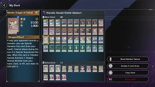 YuGiOh Master Duel Rank 6 Deck Gishki Hieratic Heralds Qliphorts [upl. by Alimrahs221]