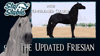 SSO  The new Friesian Horse  ALL colors gaits and special mane style [upl. by Yttap172]