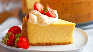 Perfect New York Cheesecake Recipe [upl. by Adrahc937]