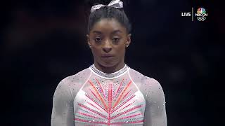 Simone BILES Yurchenko Double Pike 16100 2021 US Classic NBCSN [upl. by Asylem517]