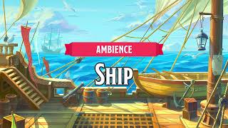 Ship  DampDTTRPG Ambience  1 Hour [upl. by Eedoj]