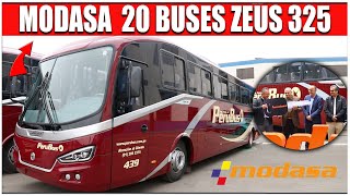 MODASA entrega 20 buses Zeus 325 a Perú Bus [upl. by Eessej471]