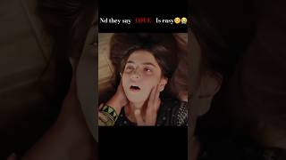 And they say love is easy ytviral pakistanidrama mohabbatgumshudameri [upl. by Htilil315]