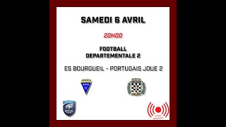 Football  Départementale 2  ES Bourgueil  US Portugaise Joué 2 [upl. by Primavera199]