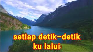 Penantian  Menunggu  Lirik Video [upl. by Eiffub510]