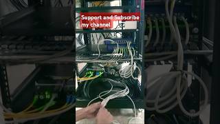 42U Rack installation techsupport networking ittecheducation IT shorts [upl. by Dougald]