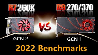 R7 260X vs R9 270  370 GCN2 vs GCN1 Has GCN1 aged poorly [upl. by Cissej974]