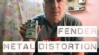 Drpeel Music gear review  Fender Hammertone Metal Effect Pedal [upl. by Ahsiemaj]