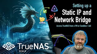 TrueNAS Scale Setting up a Static IP and Network Bridge  Access NAS host from VM [upl. by Onabru994]