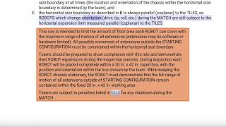 FTC Manual Audiobook 12 Robot Construction Rules [upl. by Elwaine469]