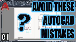 Common AUTOCAD Mistakes to Avoid for Perfect Drawings Every Time [upl. by Nyltiak684]