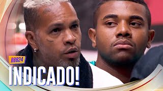 LÍDER RODRIGUINHO INDICA DAVI AO PAREDÃO 💥 MATTEUS DÁ O ANJO A LUCAS PIZANE  BBB 24 [upl. by Haletky]