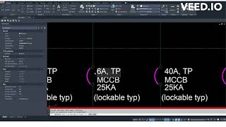 AutoCAD Single Line Diagram for LV Panel [upl. by Noivart944]