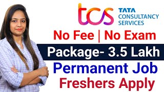 TCS Recruitment 2024 TCS Vacancy 2024 TCS Jobs 2024 No Fee Exam OFF Campus Placements  jobs [upl. by Alemat759]