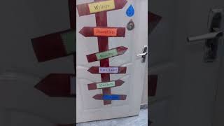 Classroom door decoration ideas 💡 [upl. by Anuait499]