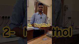 Confirmative test for 2 Naphthol experiment chemistry shortsvideo [upl. by Angell]