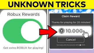 13 Unknown Free Robux Tricks Roblox [upl. by Rehtul]