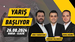 26 Ağustos Bursa ve Elazığ At Yarışı Tahminleri  Niko Yenibayrak Gökhan Yalçınkaya ve Barış Düşmez [upl. by Lenox]