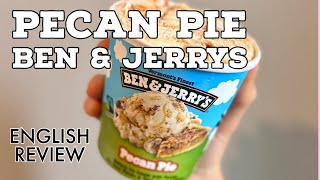 NEW BEN amp JERRYS  PECAN PIE Limited Edition  ENGLISH Review [upl. by Silvain668]