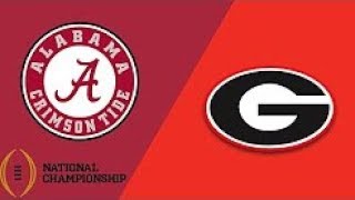 GEORGIA VS ALABAMA National Championship Game 2017 2018 Replay Action PC Football [upl. by Carlton]