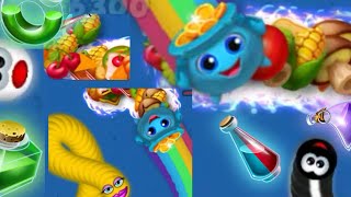 🐍WORMSZONEIO  GIANT SLITHER SNAKE TOP 01  Epic Worms Zone Best GameplayPihu Gaming Girl 25M18 [upl. by Amelus]