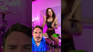 Kristina Rybalchenko Killing it On Rage Against Machine Drum Cover drummerreacts [upl. by Allemac516]