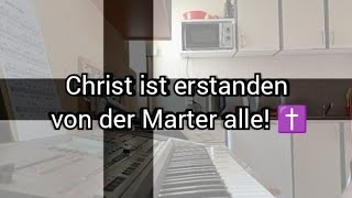 Easter Christian Hymn Teutonic Order Victory Song ✝️  Christ ist erstanden ✝️ Synthesizer Cover [upl. by Laurita]