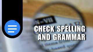 ✅ ULTIMATE Check Spelling and Grammar in Google Docs Guide  English [upl. by Briney251]