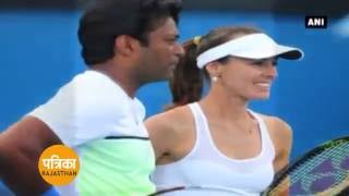 French Open 2016 Leander PaesMartina Hingis win mixeddoubles title complete career slam [upl. by Celene]