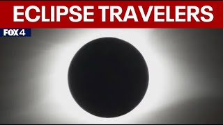 Solar Eclipse Hundreds of thousands heading to North Texas to see Mondays eclipse [upl. by Aretse]