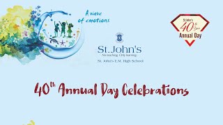 StJohns Vijayawada 40th Annual Day Celebrations 2024 [upl. by Arvonio593]