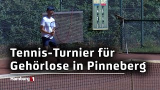 Tennis für Gehörlose Besonderes Turnier in Pinneberg [upl. by Hedvige]