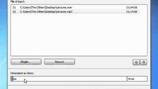Creare CD Audio da MP3 WAV e WMA [upl. by Ginny]
