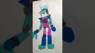 Ruin glam rock Bonnie my fnaf drawing ￼￼ [upl. by Ymereg]