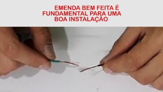 Como EMENDAR 2 FIOS com perfeição [upl. by Miranda498]