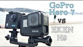 EKEN H9r vs GoPro 7 Black Comparison  Which one is better Round 3 [upl. by Daveda]