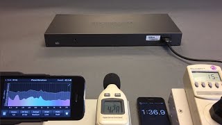 Netgear XS708T managed 8 port 10GbE switch unboxing power and sound measured [upl. by Hoi]