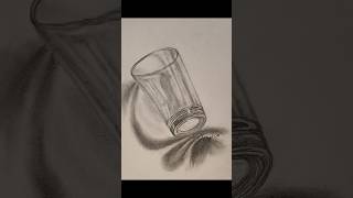 Realistic Glass Drawing drawing realisticdrawing [upl. by Tnomal]