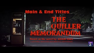 The Quiller Memorandum 10111966 MampE Titles HD UK [upl. by Akitahs640]