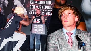 KSI VS LOGAN PAUL PRESS CONFERENCE HIGHLIGHTS [upl. by Steffin]