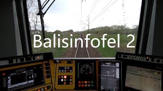 Balisinformationsfel 2 Bf2 10520 tåg 11056 HamraVarberg BF2 utan baliser [upl. by Kopp]