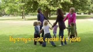 RingARingORoses Activity Song with Singalong Lyrics [upl. by Hurst776]