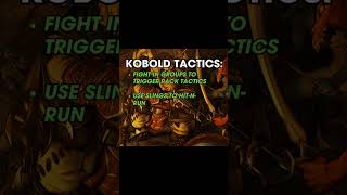 The 4 Kobold Tactics You Need To Know shorts [upl. by Anav]