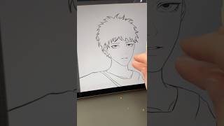 Drawing process digitalart art drawing viral speedpaint paint punk red aesthetic [upl. by Doraj713]