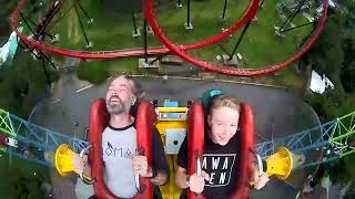 Jacob rides the slingshot at carowinds [upl. by Sibbie852]