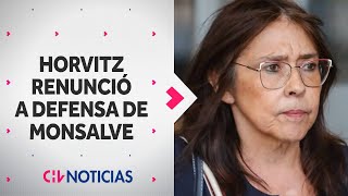 RENUNCIÓ MARÍA INÉS HORVITZ a la defensa de Manuel Monsalve No llegó a los alegatos  CHV Noticias [upl. by Shah]