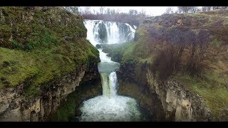 White River Falls and Willamette Falls Oregon with drone [upl. by Godred396]