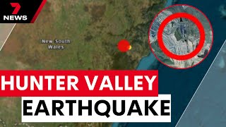 41 magnitude earthquake shakes Muswellbrook in NSW’s Hunter Valley  7NEWS [upl. by Asyar572]