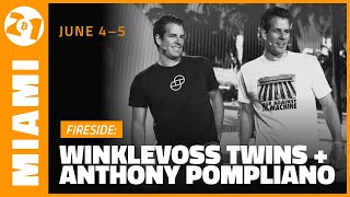 Bitcoin 2021 Fireside Winklevoss Twins and Anthony Pompliano [upl. by Ilsel]