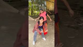 haste haste lag gaye raste 😂😂 viral dancewithshreya funny ranumondal [upl. by Yetti]